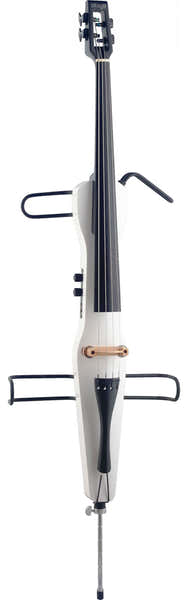 Stagg Ecl 4/4 WH Cello + Carrying Bag/Bow WH