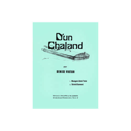 Combre Viktor - D'un Chaland - Piano