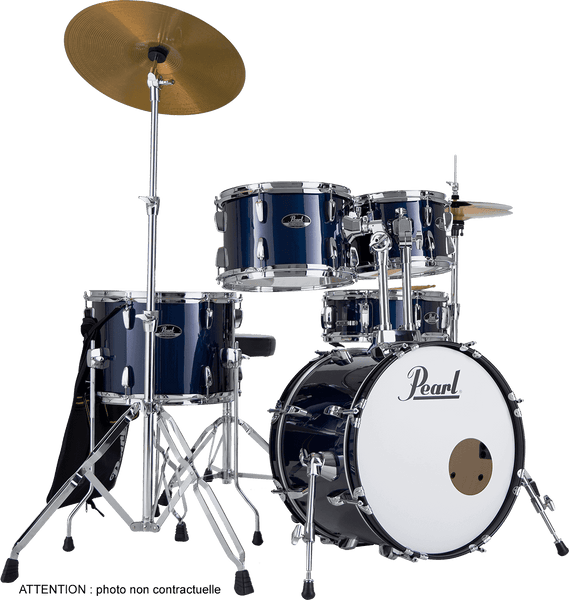 Pearl ROADSHOW JAZZ 18 ROYAL BLUE METALLIC + SOLAR CYMBALS
