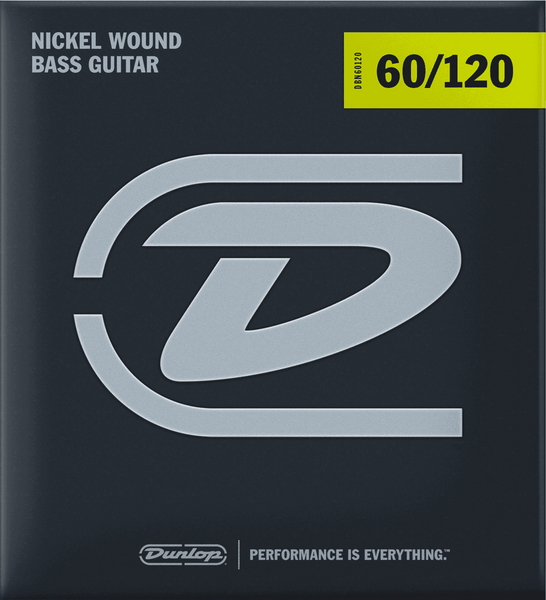 Dunlop DBN60120 Nickel Wound Extra Heavy Drop 60-120