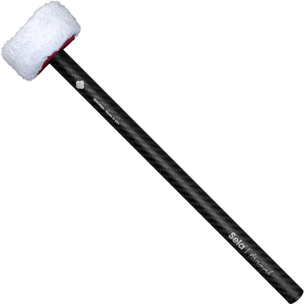 Sela Percussion Gong Mallet Vikrampal Fine Touch Hard - Large, Natural