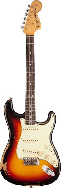 Fender Custom Shop Stratocaster Michael Landau '68 Relic Bleached 3-Color Sunburst Signature Artist 2025