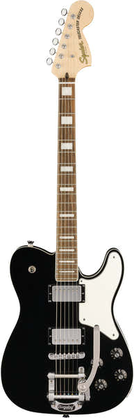 Squier Telecaster Paranormal Troublemaker Deluxe Bigsby, LRL Black