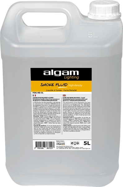 Algam Lighting FOG-HD-5L-HIGH DENSITY SMOKE LIQUID 5L