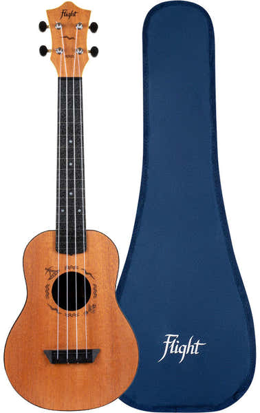 Flight TUC53 Travel Concert Ukulele - Mahogany -