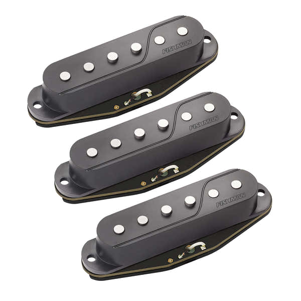 Fishman Greg Koch Signature Fluence Set of 3 for Strat Black
