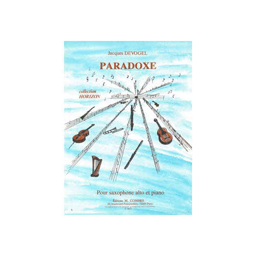 Combre Devogel - Paradoxe - Saxophone et Piano