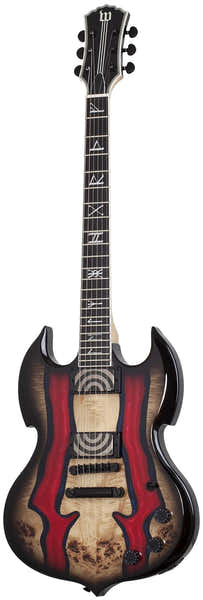 Schecter Audio Barbarian Signature Zakk Wylde Special Edition Blood River Burl