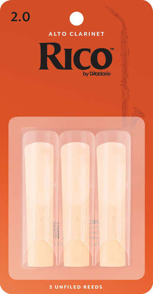 RDA0320 - RICO ALTO CLARINET REEDS FORCE 2.0 BOX OF 3