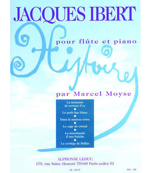 Leduc Ibert J. - Histoires - Flute et Piano