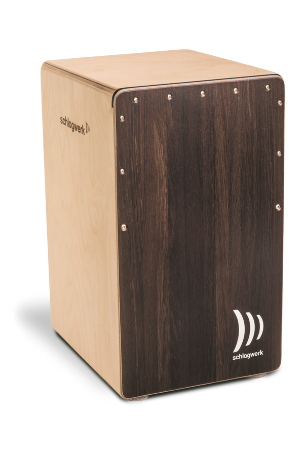CP408ST 2-in-1 Snare Cajon Dark Oak Soft Touch