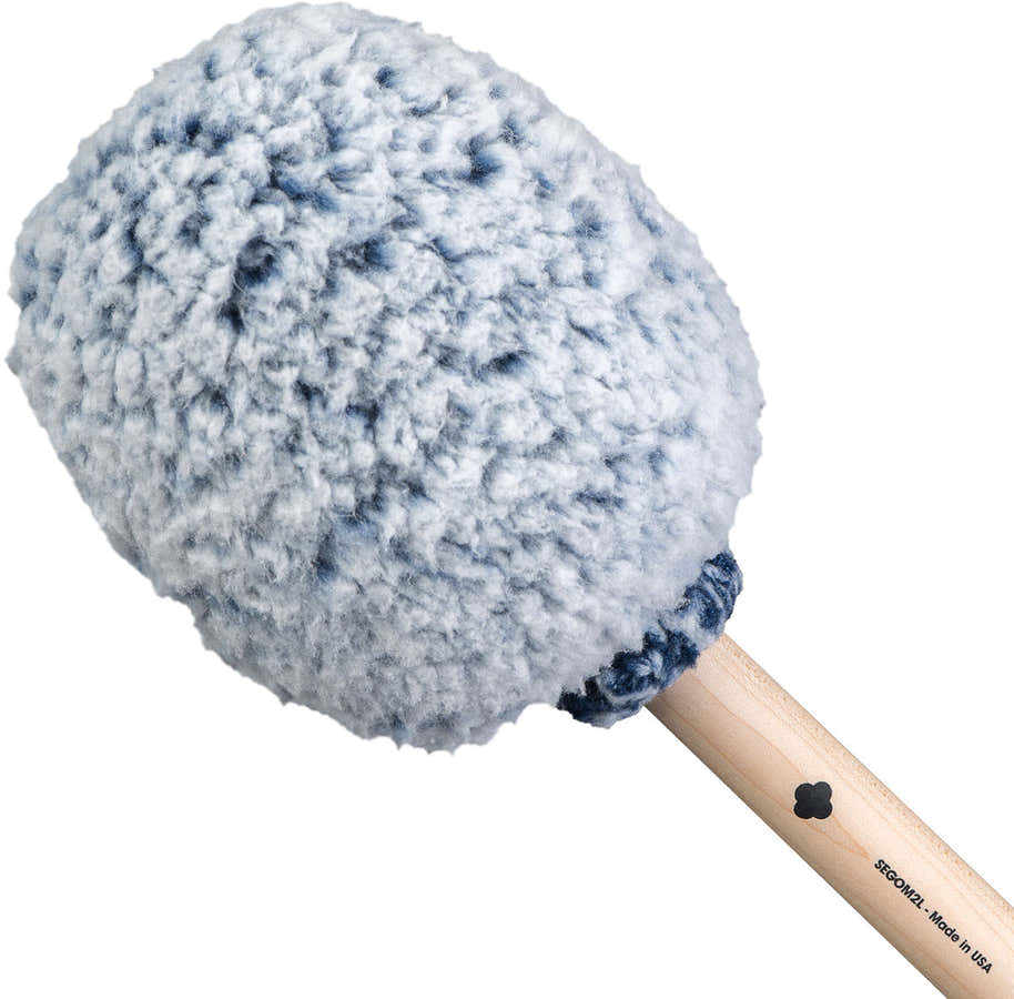Gong Mallet Vikrampal Deep Earth - Large, Frosted Blue