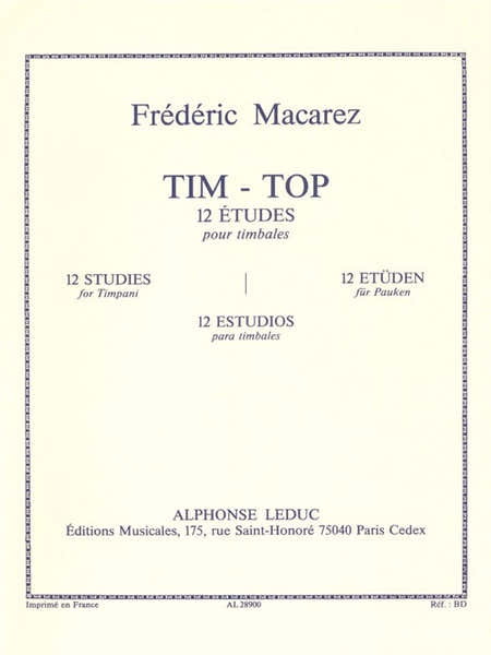 Leduc Tim-Top -12 Etudes