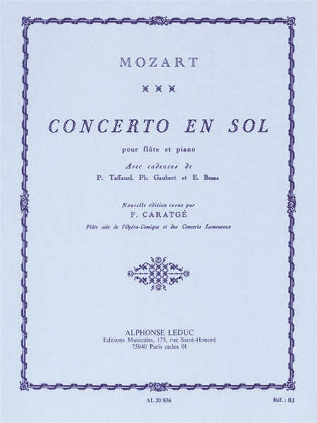 Leduc W.A. Mozart Concerto In G