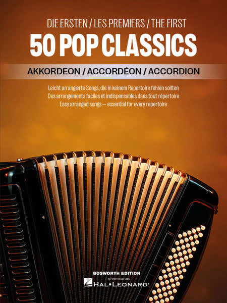 Hal Leonard 50 Pop Classics Accordéon