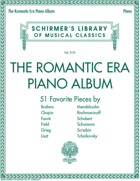Schirmer The Romantic Era Piano Album