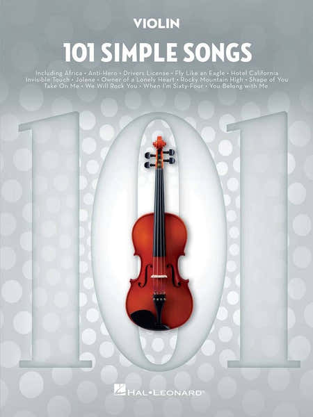 Hal Leonard 101 Simple Songs - Violon