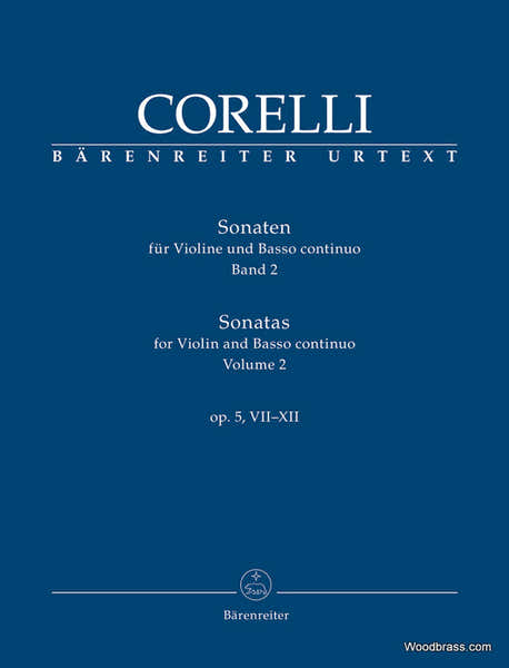 Barenreiter A. - Sonatas For Violin And Basso Continuo Op.5 Vii-Xii Vol.2