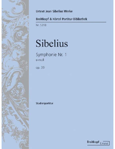 Edition Breitkopf Sibelius - Symphony No. 1 In E Minor Op. 39 - Orchestre