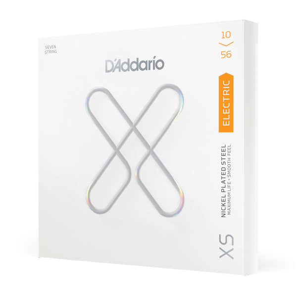 D'ADDARIO XSE1056 XS Nickel Plated Steel Regular Light 7-String 10-56