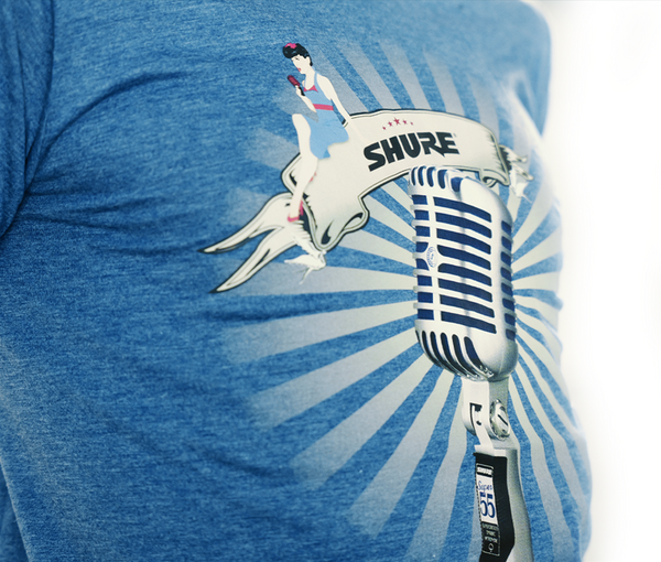 Shure T-Shirt 55 Retro Taille S