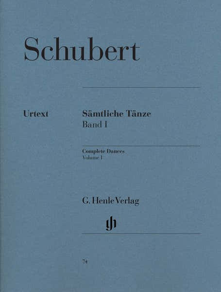 Henle Verlag Schubert F. - Complete Dances Volume I