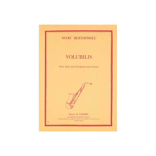 Combre Berthomieu - Volubilis - Saxophone et Piano