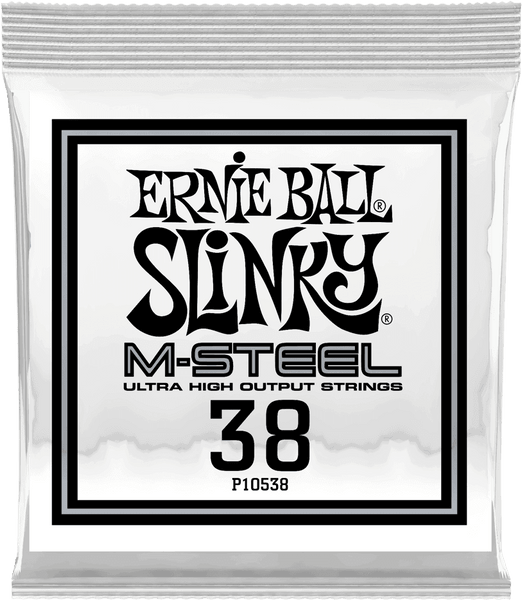 Ernie Ball .038 M-STEEL WOUND ELECTRIC GUITAR STRINGS