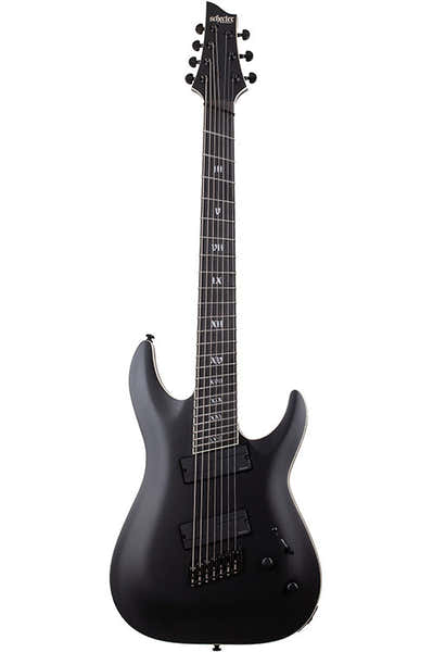 Schecter C-7 Multiscale SLS Elite Evil Twin Satin Black