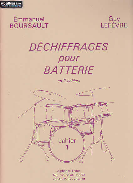Leduc Boursault / Lefevre - Dechiffrages Pour La Batterie Cahier 1