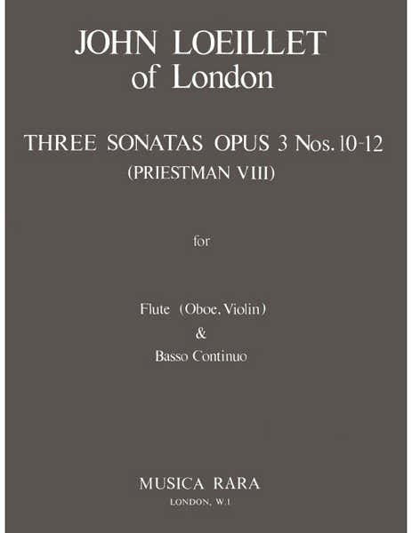 6 Sonatas From Op. 3
