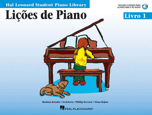 Hal Leonard Piano Lessons Book 1 - Portuguese Edition