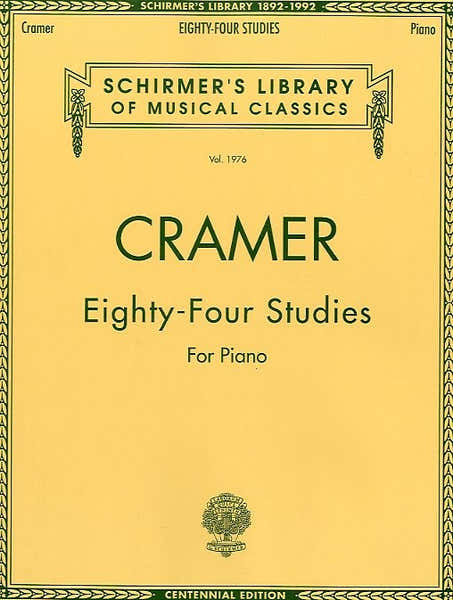 Schirmer Johann Cramer 84 Studies- Piano Solo