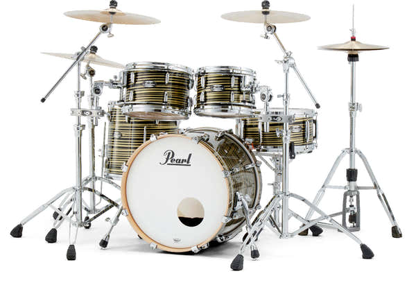 Pearl Masters Maple 4-pc Shell Pack Fusion 20 Gold Oyster Swirl