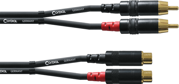 Cordial AUDIO CABLE RCA MALE/FEMALE 3 M