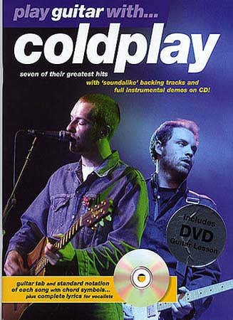 Coldplay - Play Guitar With + CD + DVD - Guitar Tab