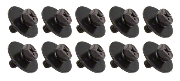 Sparedrum WSC4-9BK - M4 9MM - MOUNTING SCREW FOR WOODEN SHELL - BLACK (X10)
