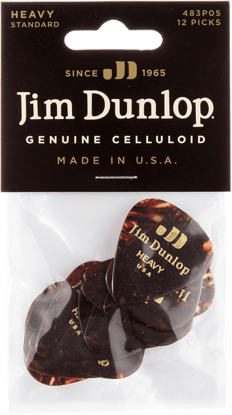 Dunlop 12 x Genuine Celluloid Shell Heavy
