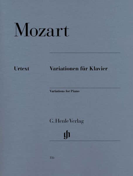 Henle Verlag Mozart W.a. - Piano Variations