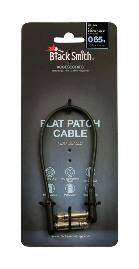 Patch Cable 0.20M Angled Jacks