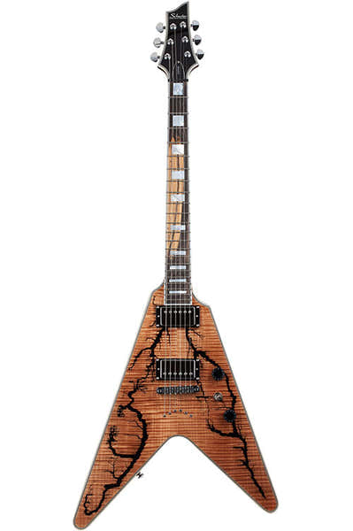 Schecter V-1 EQ Resin Gloss Natural
