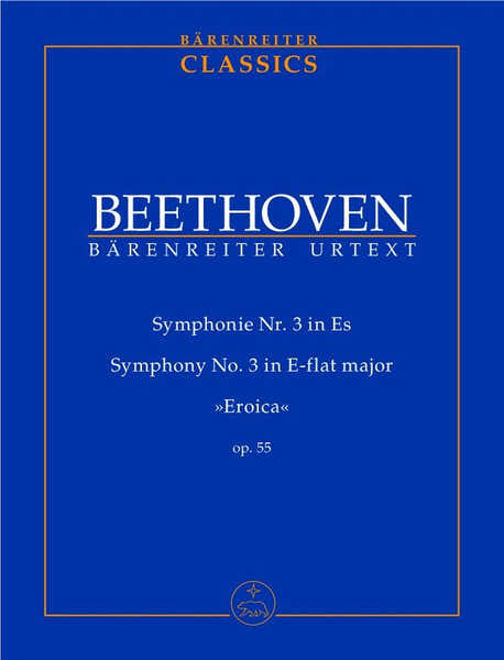 Barenreiter Beethoven L.V. - Symphonie N°3 "eroica" ES-dur Op.55 - Conducteur Poche