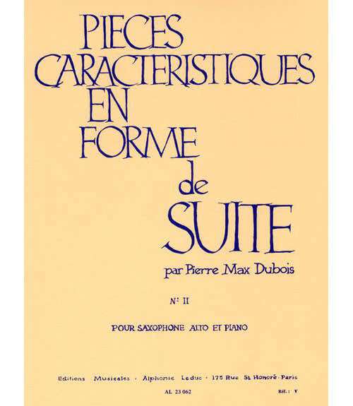 Leduc DUBOIS PIERRE MAX - A LA RUSSE (PIECES EN FORME DE SUITE N°2)