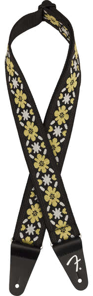Fender PASADENA WOVEN STRAP YELLOW CLOVER 2"