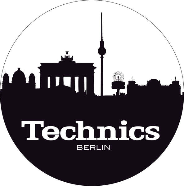 Magma LP Slipmat Technics "berlin" Black/white