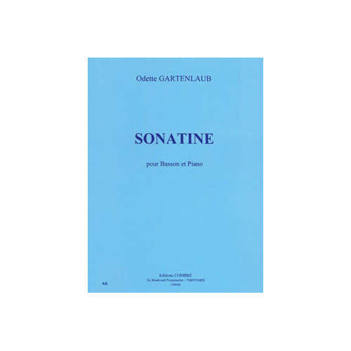 Combre Gartenlaub - Sonatine - Basson et Piano