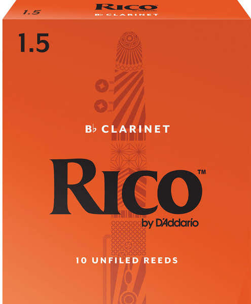 D'addario - Rico RICO ORANGE BB CLARINET REEDS 1.5