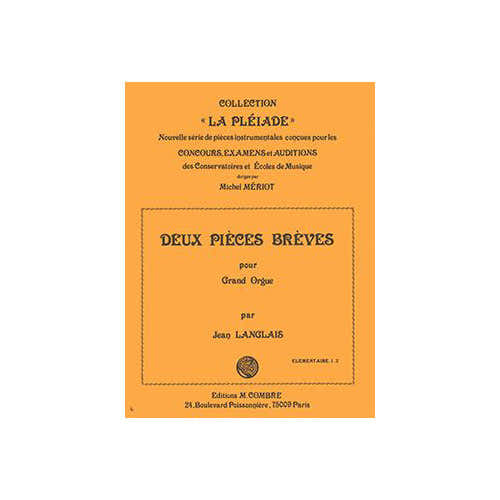 Combre Langlais - Pièces Brèves (2) - Orgue