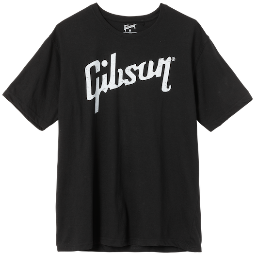 "XL" Lifestyle Distressed Gibson Logo T Black