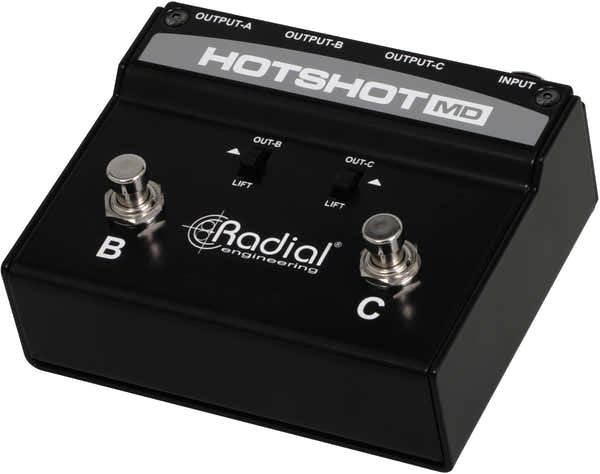 Radial HOTSHOT-MD Microphone switcher with 3 outputs